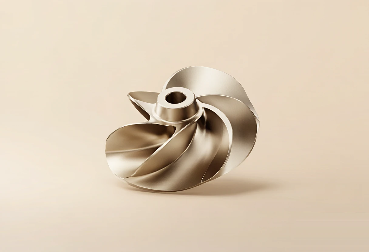 Titanium 5-axis impeller