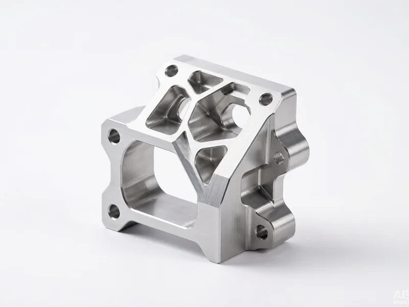 CNC machined aluminum satellite bracket