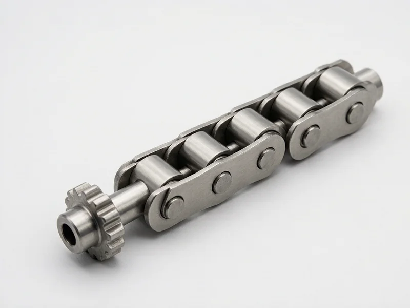 Conveyor chain link and sprocket