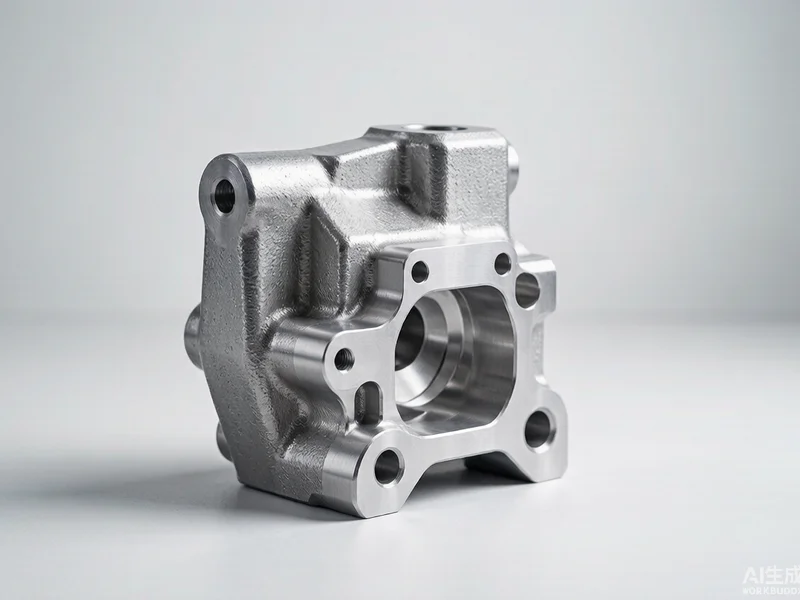 Complex casting parts showcase CNC machined