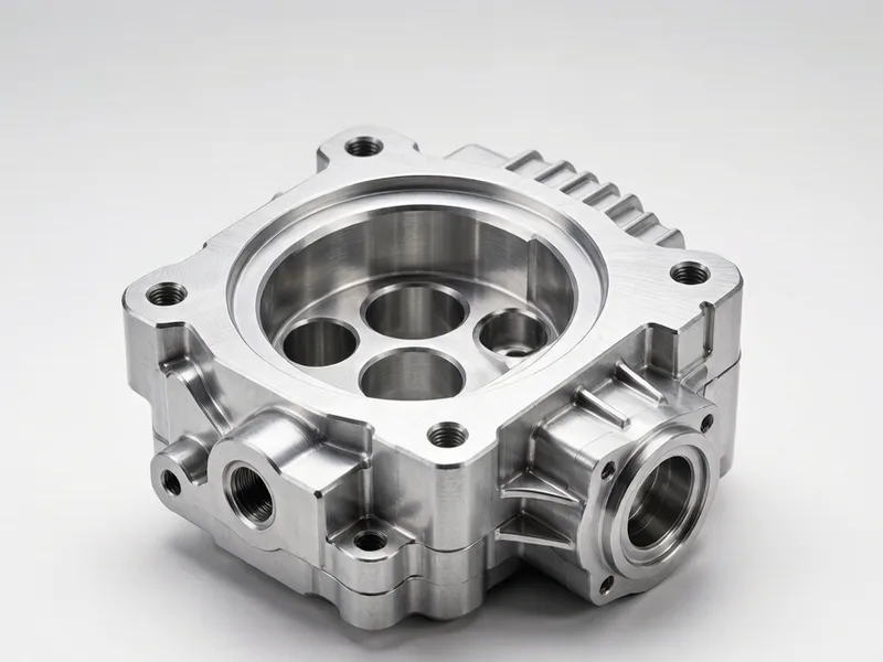 Complex CNC machined aluminum housings for automotive industry