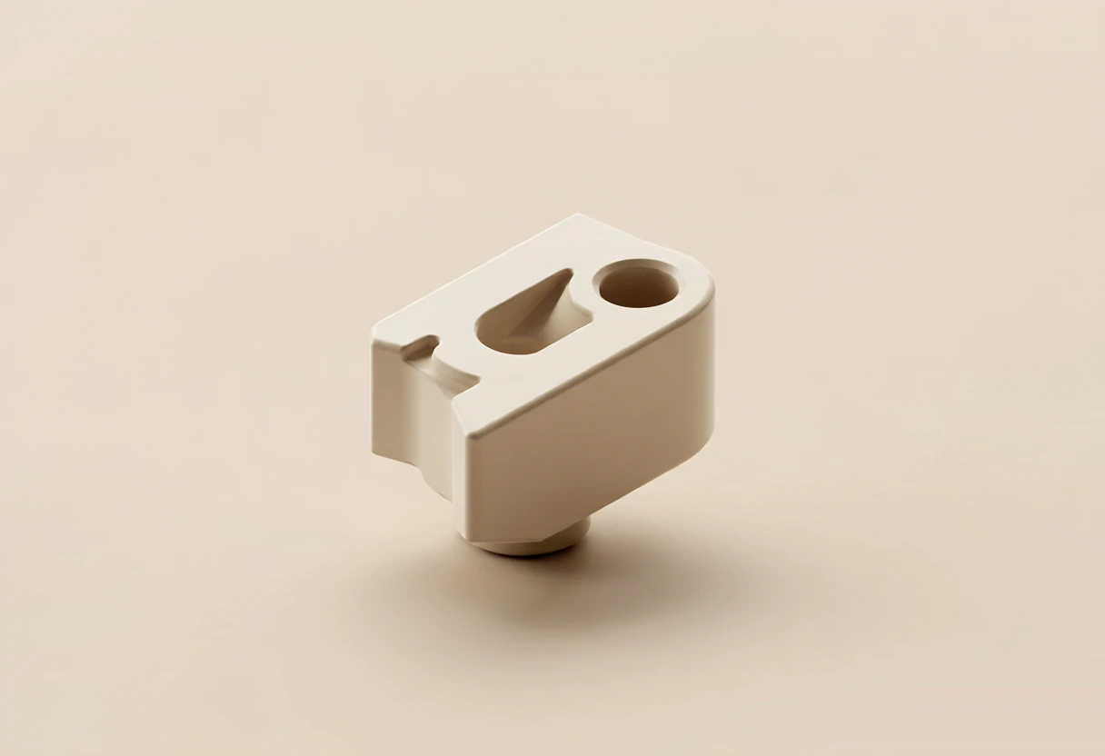 PEEK biocompatible surgical fixture with mirror finish