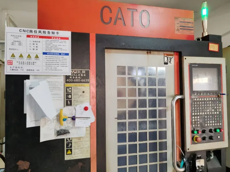 CATO CT-80 vertical machining center at Eternal CNC factory