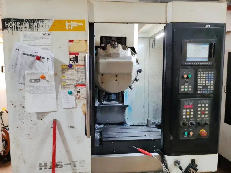 Hong Jin Shun HJS-T5 drilling and tapping center at Eternal CNC factory
