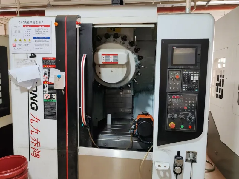 Qiao Hong QH-T6 high-speed drill-tap machine at Eternal CNC factory
