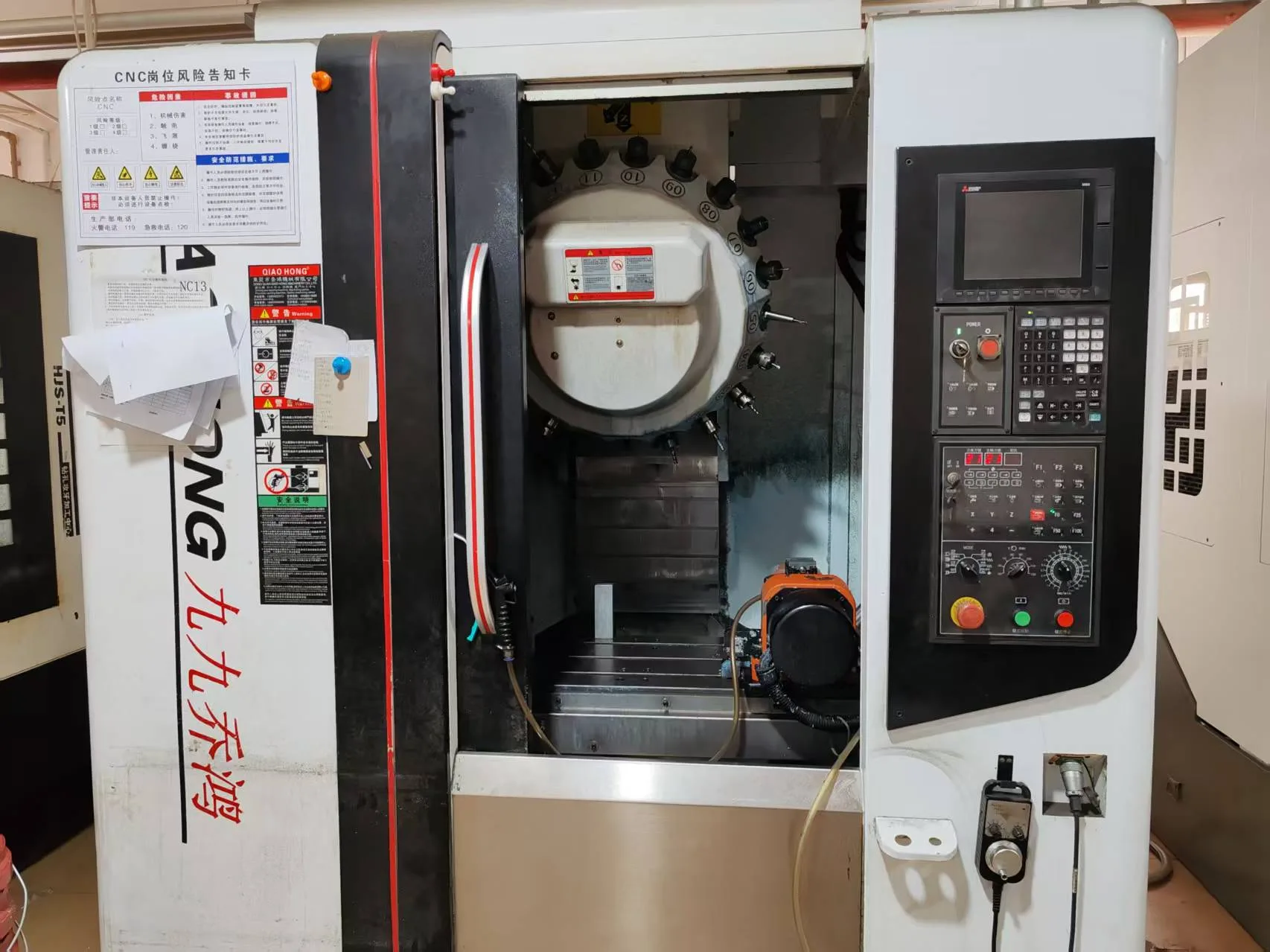 Qiao Hong QH-T6 high-speed drill-tap machine at Eternal CNC factory