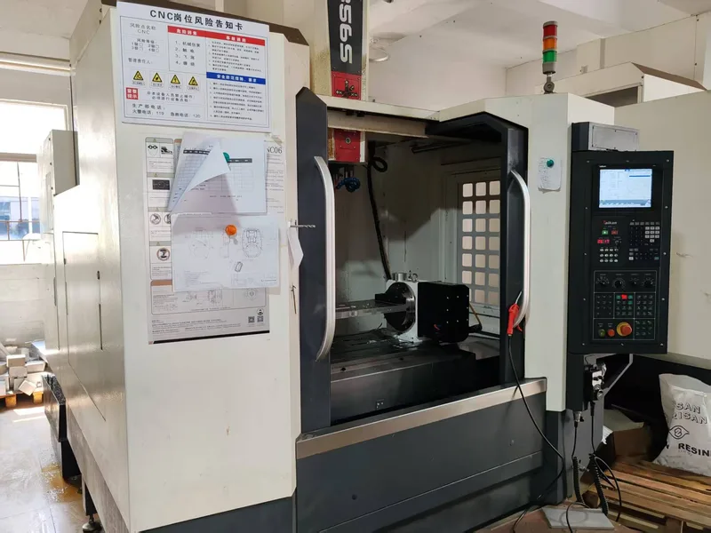 Taikan T-V856S vertical machining center at Eternal CNC factory