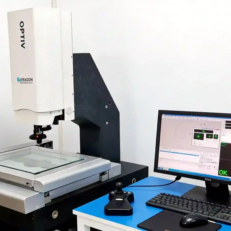2.5D optical measuring machine for precision dimensional inspection at Eternal CNC